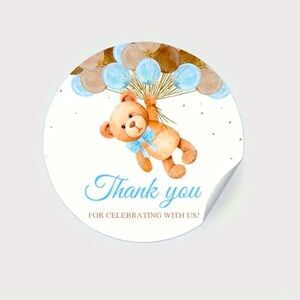NEW 48PC THANK YOU STICKER